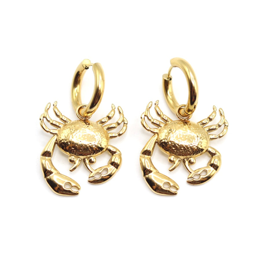 Fiona Crab Pendant Earrings