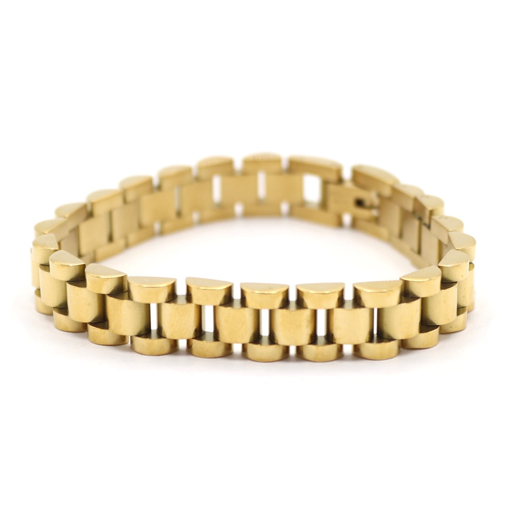 Aubree Watchband Gold Bracelet