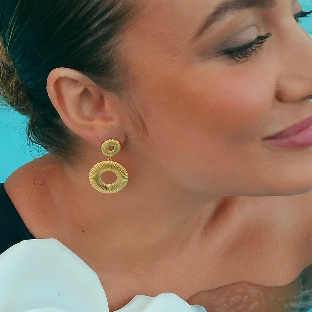 
                      
                        Soleil Double Circle Drop Earrings
                      
                    