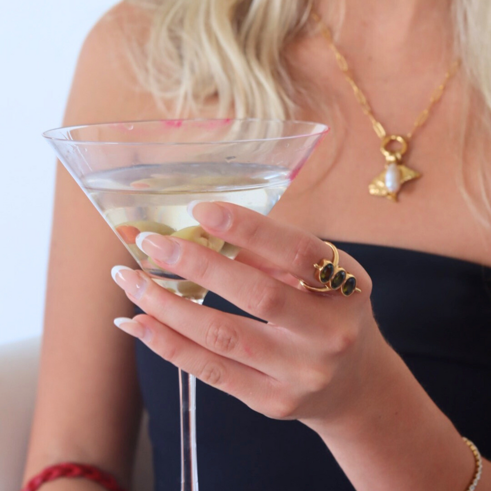 
                      
                        PRE ORDER - Extra Olives Martini Ring
                      
                    