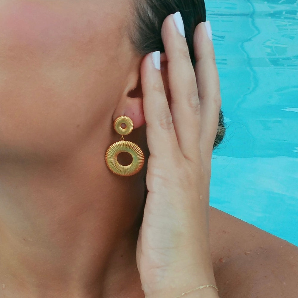 
                      
                        Soleil Double Circle Drop Earrings
                      
                    