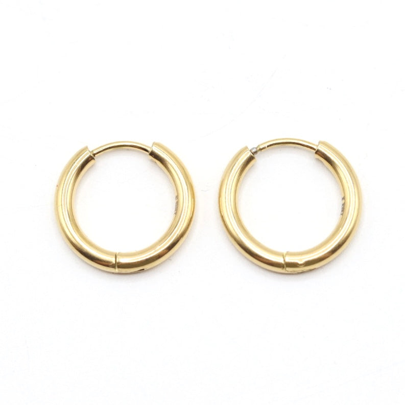 
                      
                        Rosalie Basic Round Huggie Hoop Earrings
                      
                    