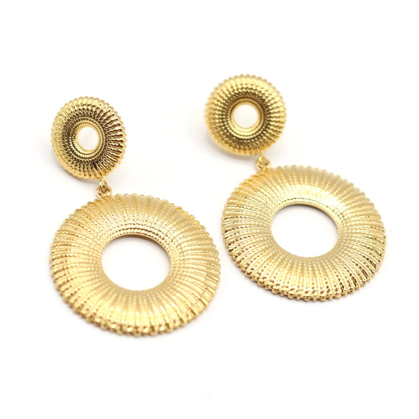 
                      
                        Soleil Double Circle Drop Earrings
                      
                    