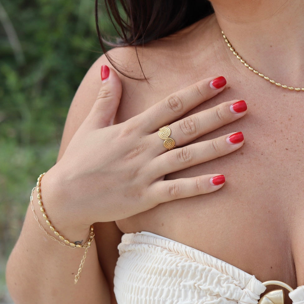 
                      
                        Gaia Sweetgrass Woven Ring
                      
                    