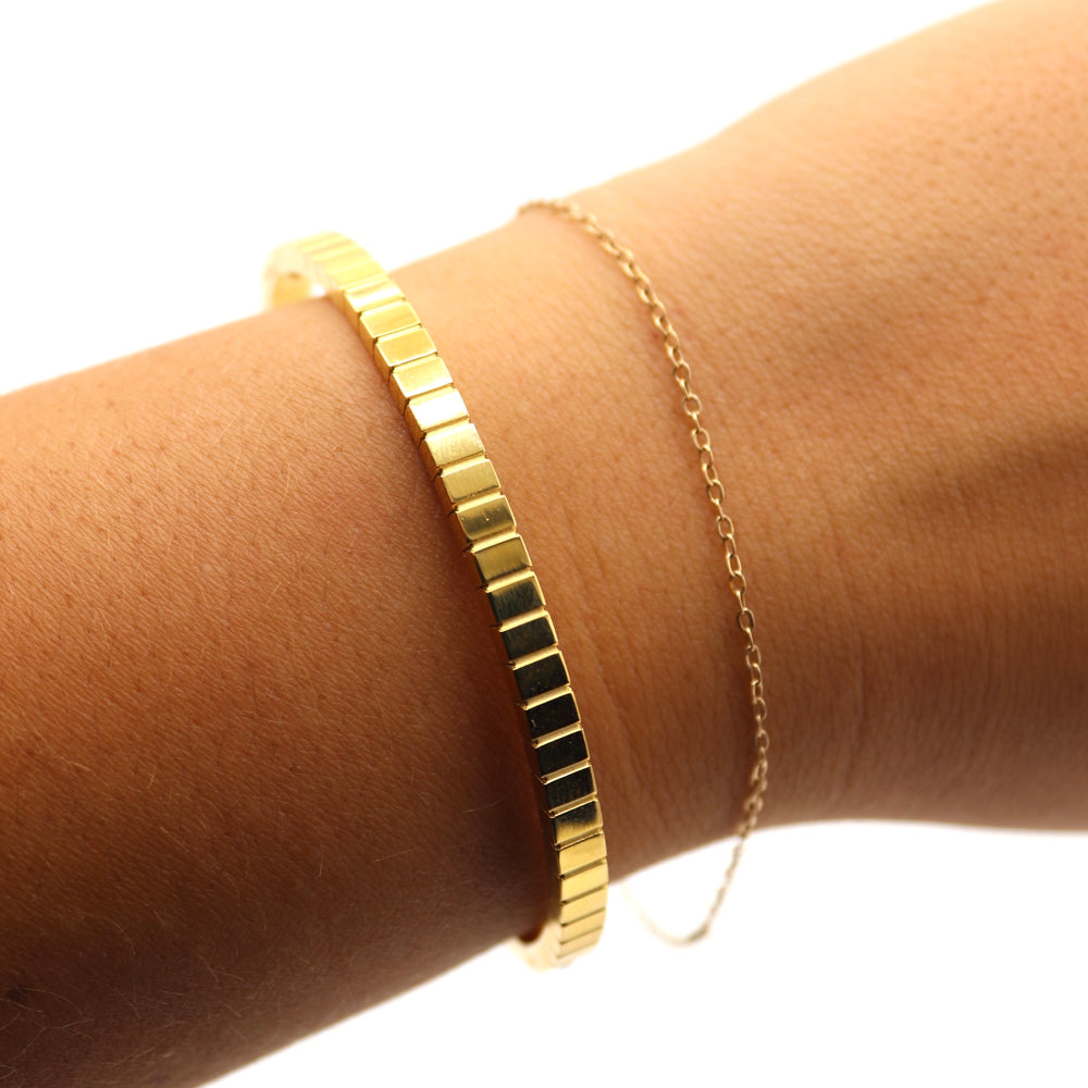 Remy Gold Bangle Bracelet