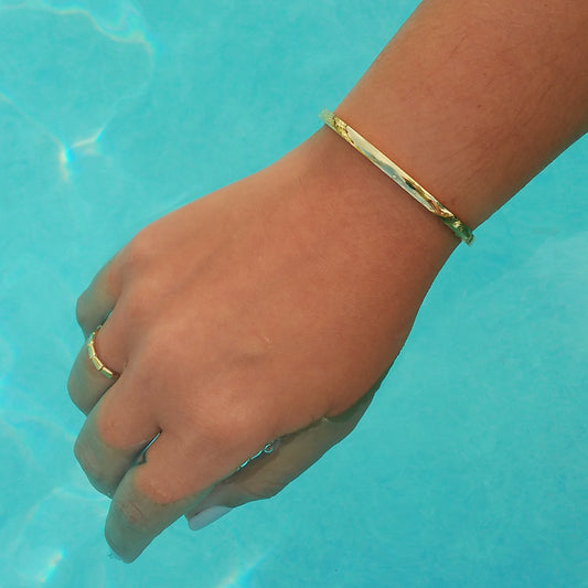 Aimsley Gold Bangle Bracelet