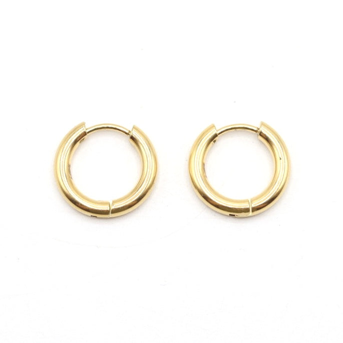 
                      
                        Rosalie Basic Round Huggie Hoop Earrings
                      
                    