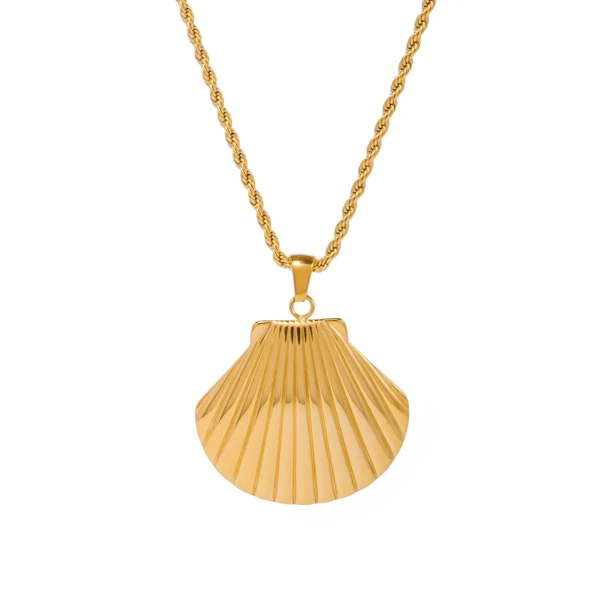 Delphine Shell Pendant Necklace