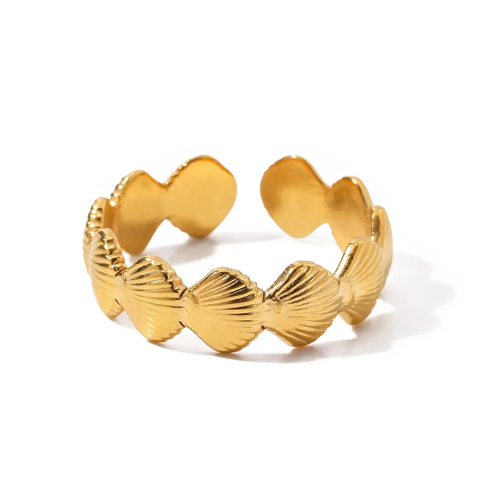 Coralie Scallop Shell Adjustable Ring