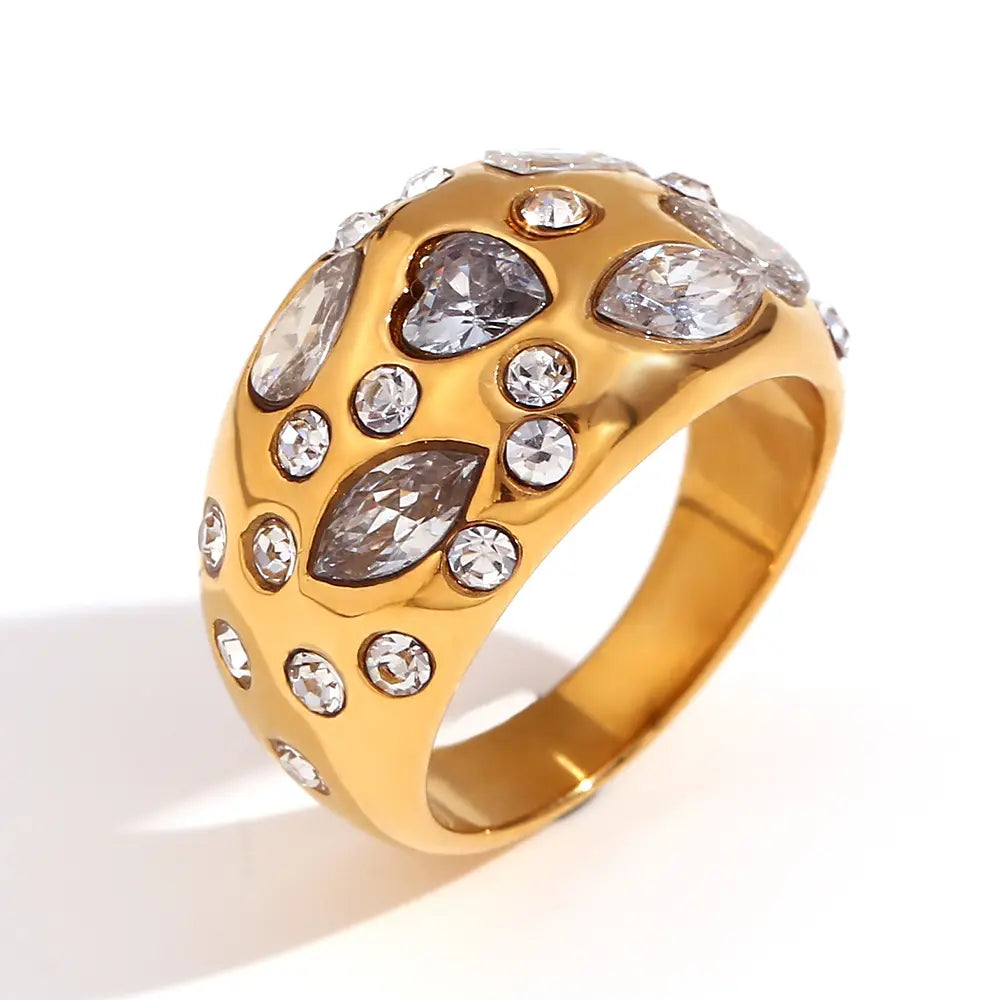 Emilia Multistone Diamond Ring