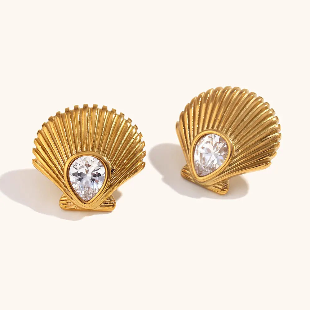 
                      
                        Diamond Shell Earrings
                      
                    