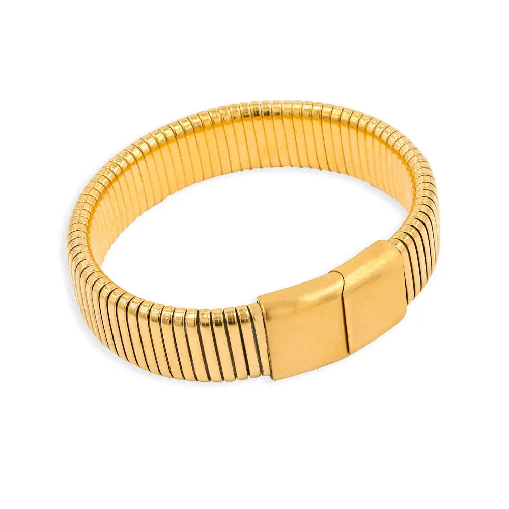 
                      
                        Gianna Chunky Gold Stretch Bracelet
                      
                    