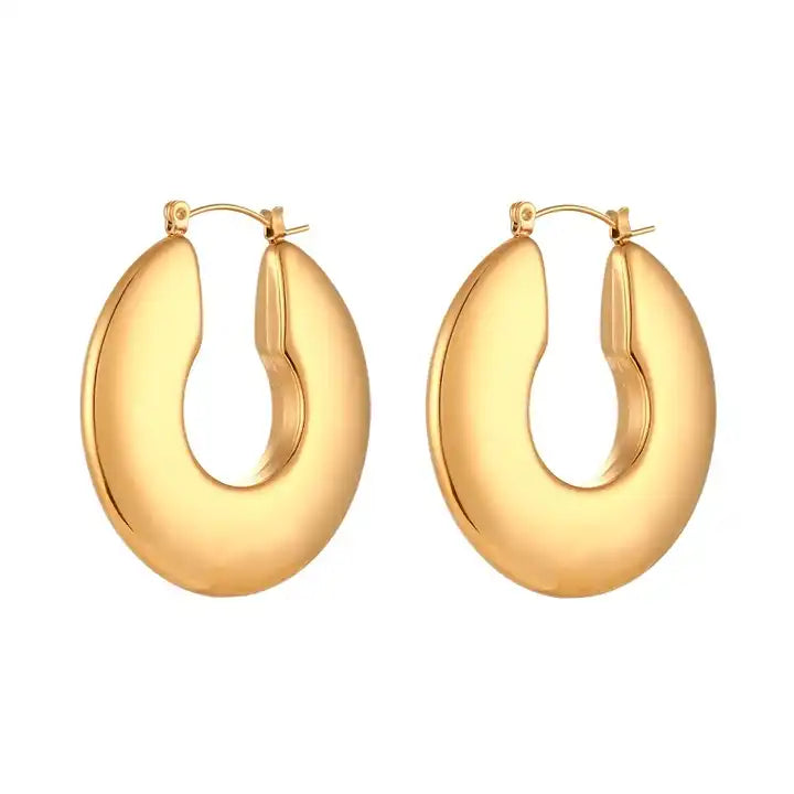 Callie Chunky Hoop Earrings