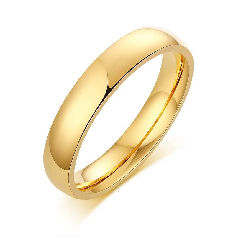 
                      
                        Flora Simple Gold Band Ring
                      
                    