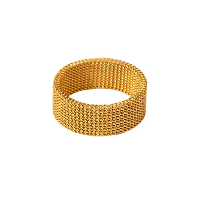 Celia Mesh Gold Ring