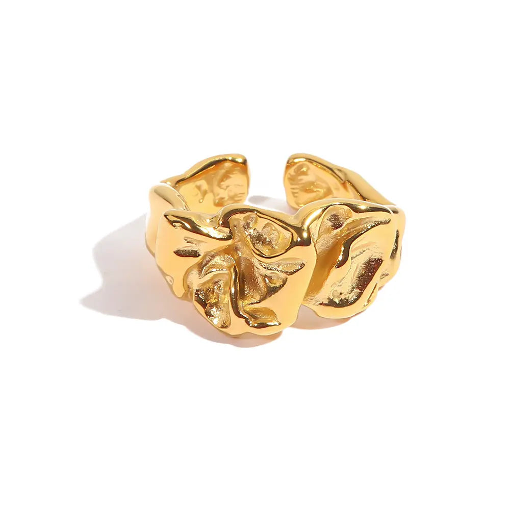 Marigold Abstract Nugget Ring