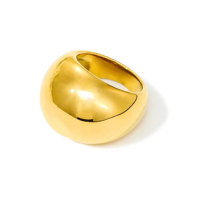 Freya Chunky Gold Statement Ring