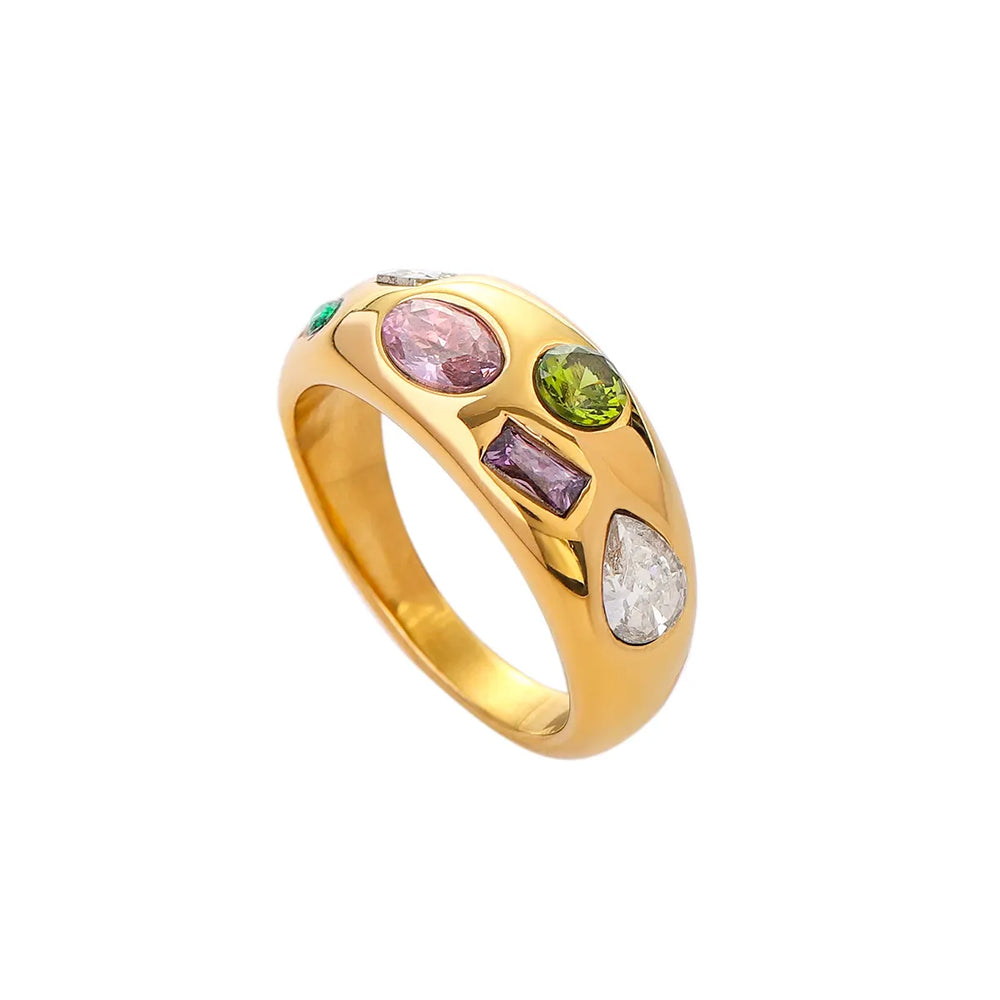 Estelle Multi Colored Stone Ring