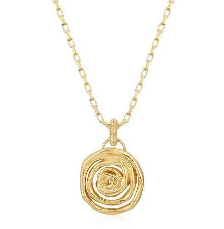 Tidelily Spiral Pendant Necklace